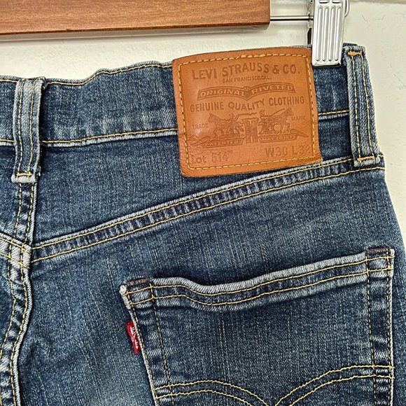Levis Jeans 514 Straight Fit 30 x 32 - Picture 4 of 4
